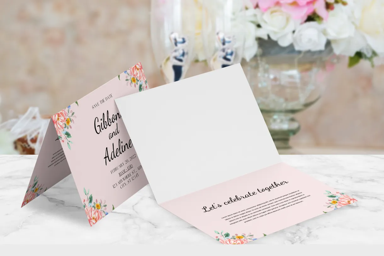 Faire-part de mariage personnalisé