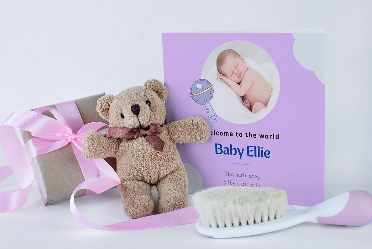Faire-part de naissance personnalisé