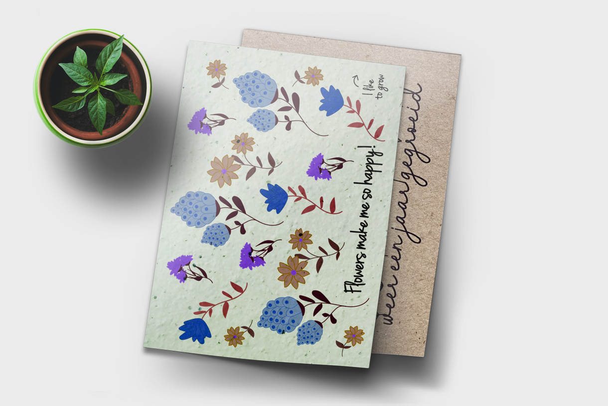 Cartes postales à planter