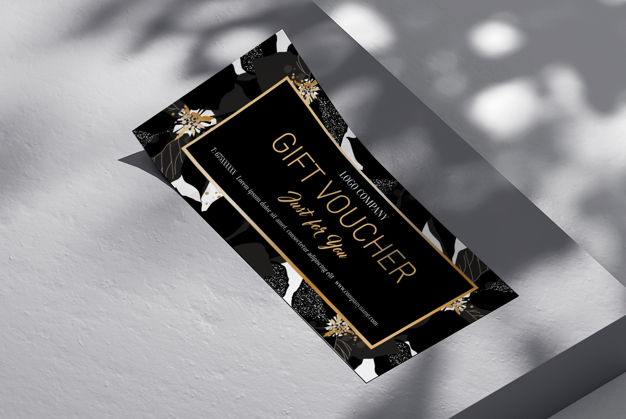 Bons cadeaux avec finitions luxueuses